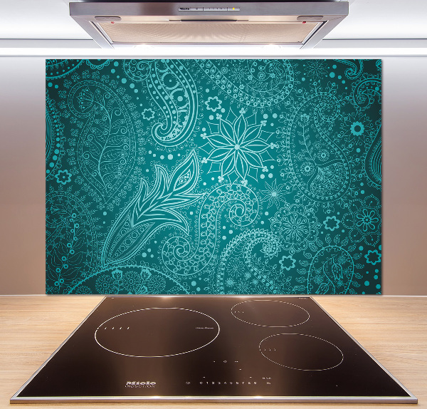 Glasrückwand für die küche Ornamente