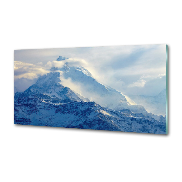 Glasrückwand für die küche Bergspitze