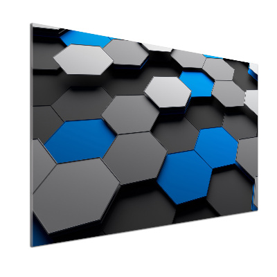 Küchen wandpaneel 3D-Abstraktion