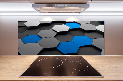 Küchen wandpaneel 3D-Abstraktion