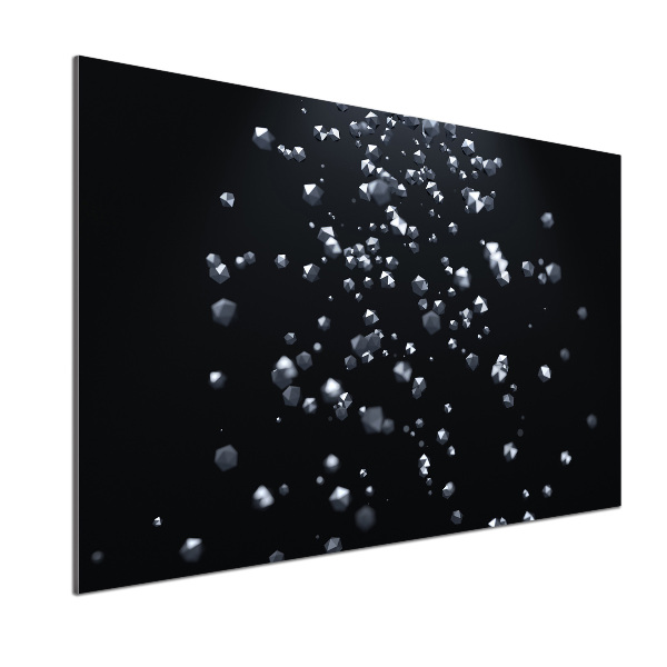 Glasrückwand für die küche 3D-Abstraktion