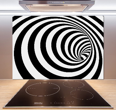 Platte für Küchenrückwand Gestreifte Spirale