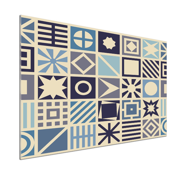 Küchen wandpaneel Geometrischer Hintergrund