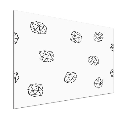 Glasrückwand für die küche Abstraktes Muster