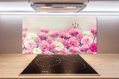 Platte für Küchenrückwand Wildrosenblüten
