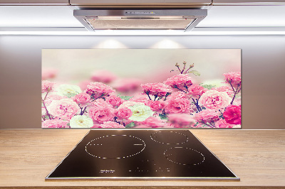 Platte für Küchenrückwand Wildrosenblüten