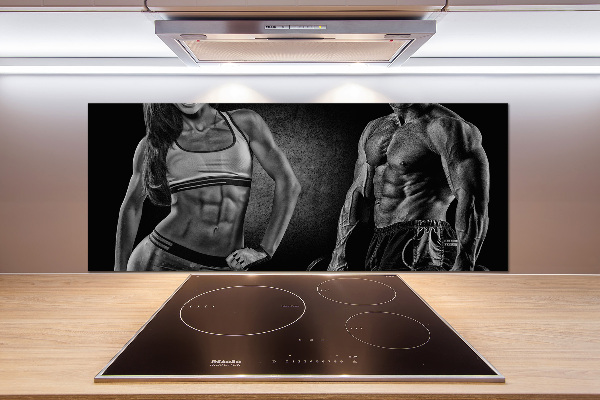 Küchen wandpaneel Muskelaufbau