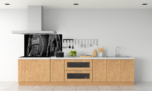 Küchen wandpaneel Muskelaufbau