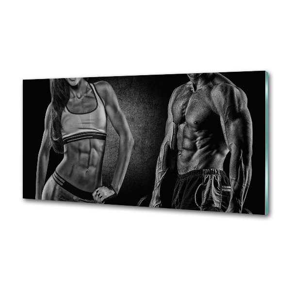 Küchen wandpaneel Muskelaufbau