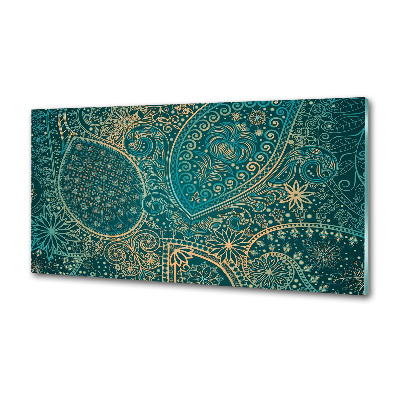 Glasrückwand für die küche Ornamenthintergrund