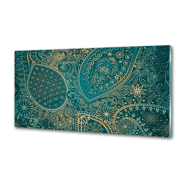 Glasrückwand für die küche Ornamenthintergrund