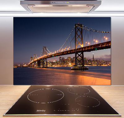 Platte für Küchenrückwand San Francisco Brücke