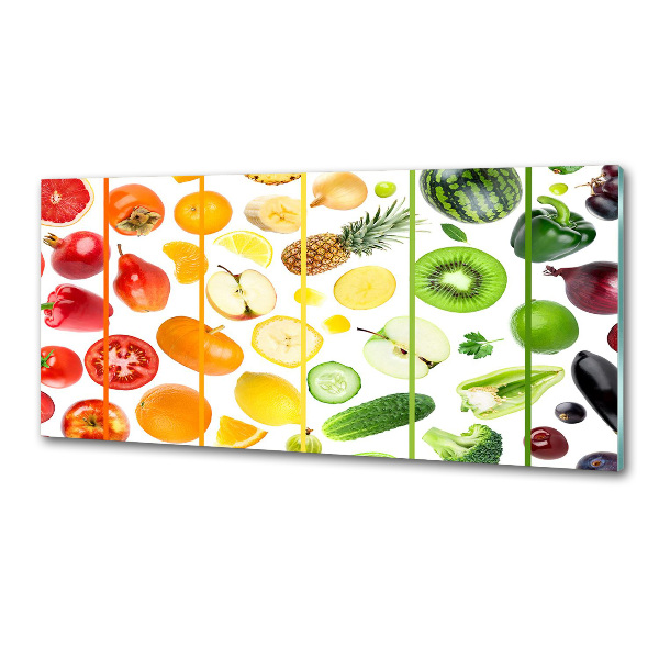 Küchen wandpaneel Obst und Gemüse