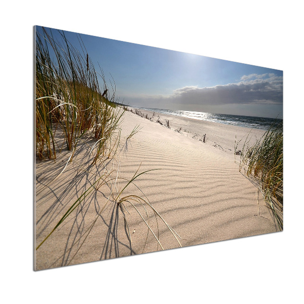 Glasrückwand für die küche Strand von Mrzeżyno