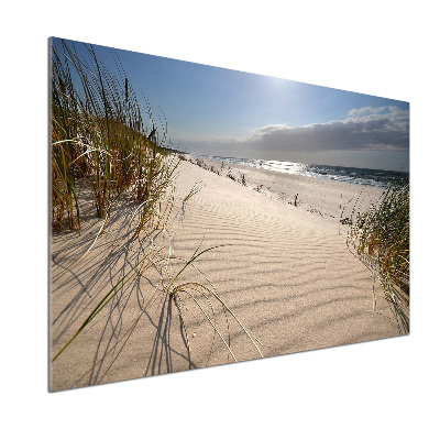 Glasrückwand für die küche Strand von Mrzeżyno