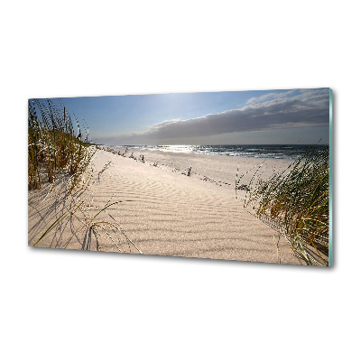 Glasrückwand für die küche Strand von Mrzeżyno