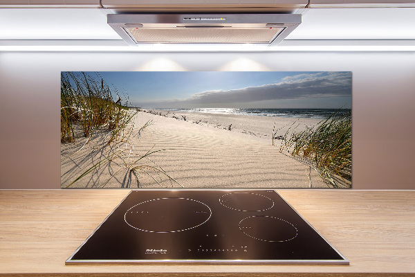 Glasrückwand für die küche Strand von Mrzeżyno