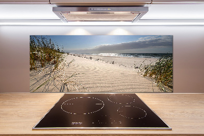 Glasrückwand für die küche Strand von Mrzeżyno