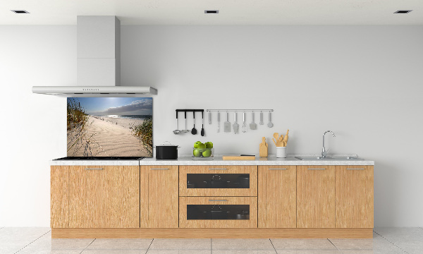 Glasrückwand für die küche Strand von Mrzeżyno