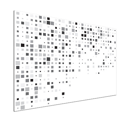 Glasrückwand für die küche Abstraktionsquadrate