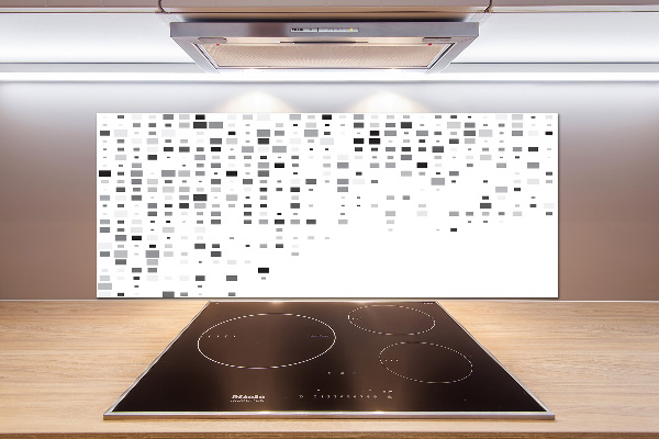 Glasrückwand für die küche Abstraktionsquadrate