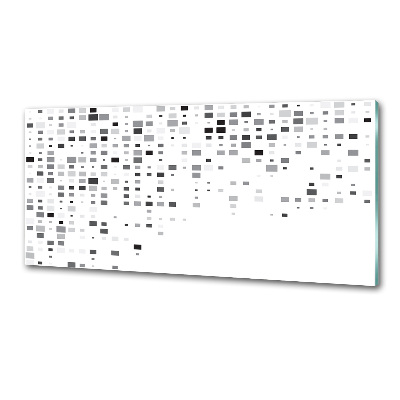 Glasrückwand für die küche Abstraktionsquadrate