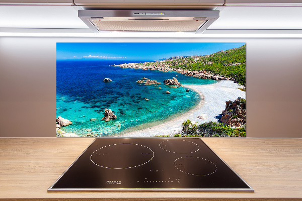 Glasrückwand für die küche Meeresbucht