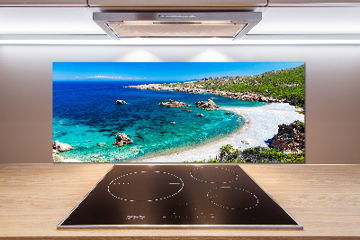 Glasrückwand für die küche Meeresbucht