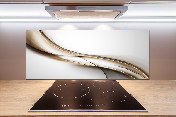 Platte für Küchenrückwand Braune Welle