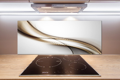 Platte für Küchenrückwand Braune Welle