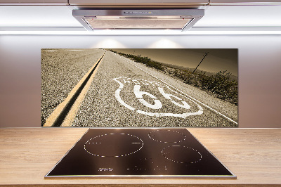 Küchen wandpaneel Straße in Kalifornien