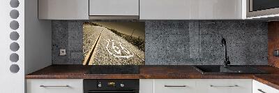 Küchen wandpaneel Straße in Kalifornien