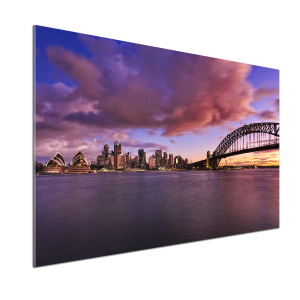 Glasrückwand für die küche Sydney-Brücke