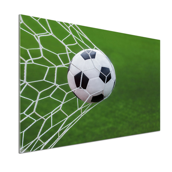 Platte für Küchenrückwand Der Ball ist im Tor
