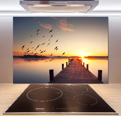 Küchen wandpaneel Sonnenuntergang