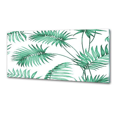 Platte für Küchenrückwand Tropische Blätter