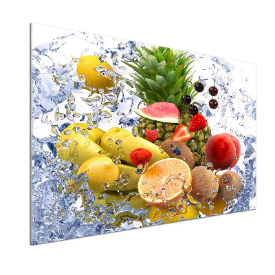 Küchen wandpaneel Obst und Wasser