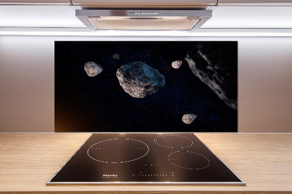 Glasrückwand für die küche Meteore