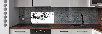 Glasrückwand für die küche Ballerina