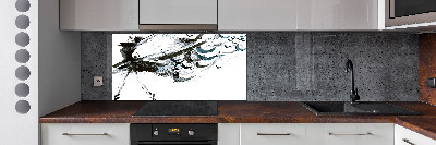 Glasrückwand für die küche Ballerina