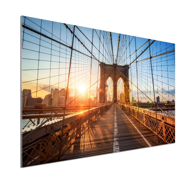 Küchen wandpaneel Brooklyn Bridge