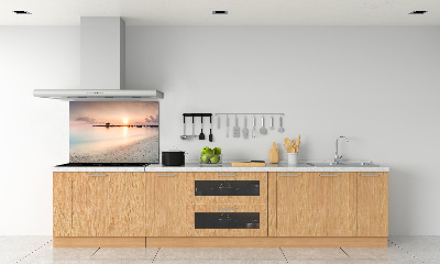 Glasrückwand für die küche Malediven Strand