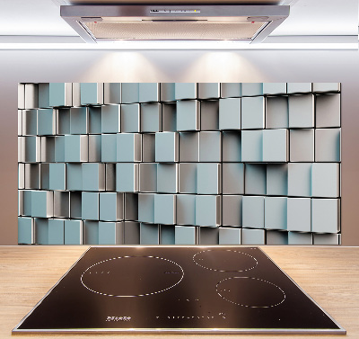 Platte für Küchenrückwand Wand aus Würfeln