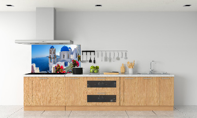 Platte für Küchenrückwand Santorini, Griechenland