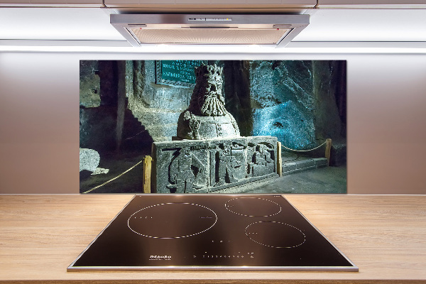 Glasrückwand für die küche Salzbergwerk