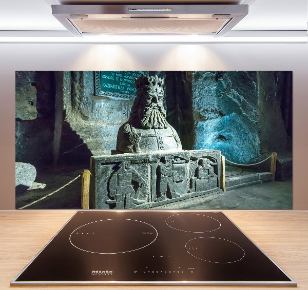 Glasrückwand für die küche Salzbergwerk