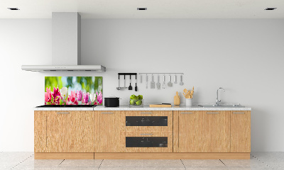 Küchen wandpaneel Tulpen