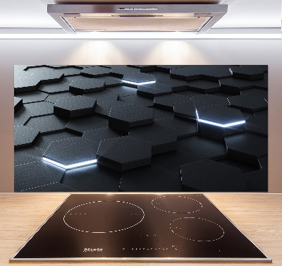 Glasrückwand für die küche Abstraktion