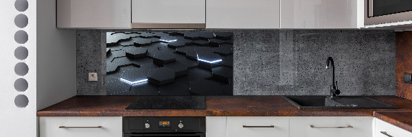 Glasrückwand für die küche Abstraktion