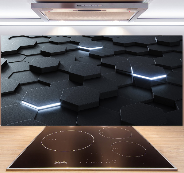 Glasrückwand für die küche Abstraktion